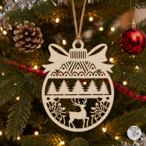 Stag Christmas Ornament