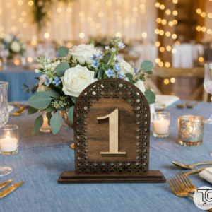 Rustic Tiered Birch Number
